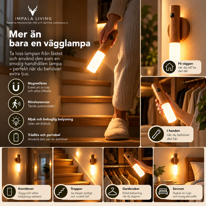 Trådlös nattlampa
